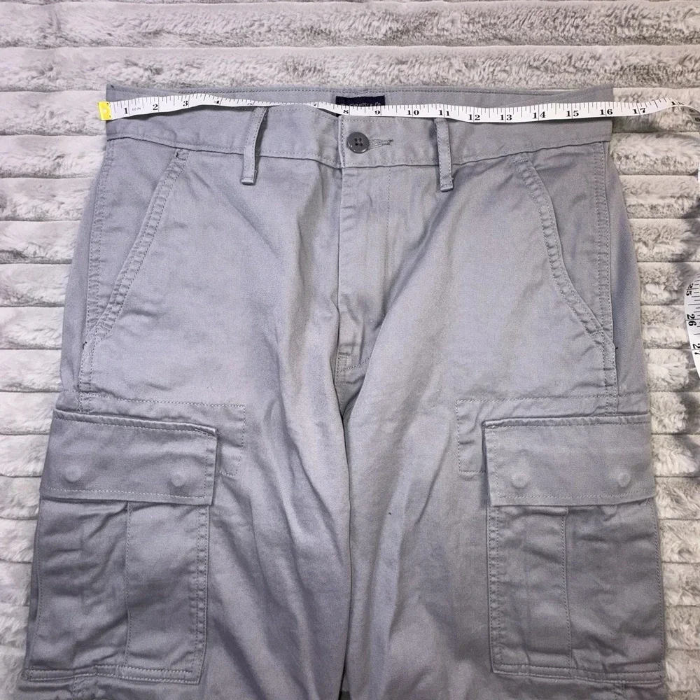 Levi's Cargo Shorts Men's 30 x9‎ Gray Outdoor Hiking Military Grunge Skater Y2K